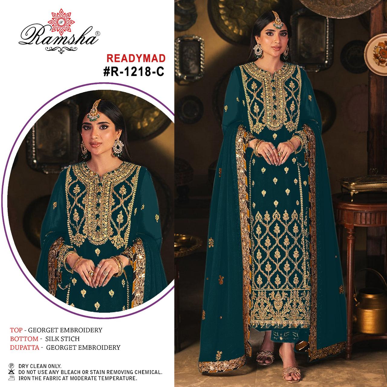 Ramsha R 1218 Nx Pakistani Readymade Suits Wholesale Market In Surat